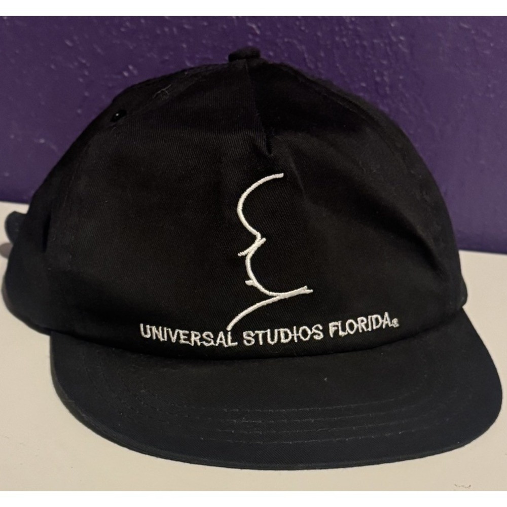 Vintage Alfred Hitchcock Hat Universal Studios Film Cinema Cap 1990 USA Rare